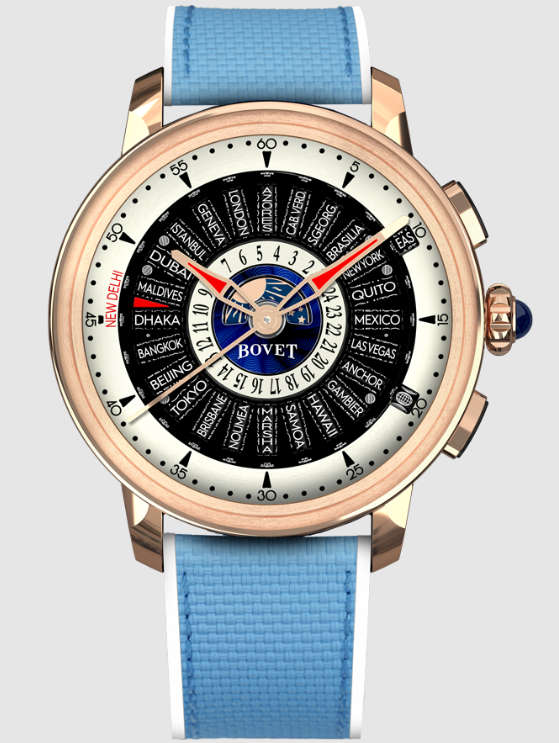 Best Bovet Recital 30 Indian version red gold Replica watch